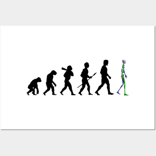 Evolution 3D Posters and Art